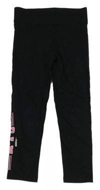 Čierne crop legíny s nápisom George