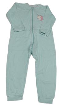 Svetlomodrý overal s jednorožcom