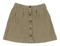 Béžová menšestrová prepínaci sukňa H&M