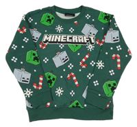 Zelená mikina - Minecraft