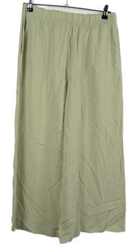 Dámské béžové culottes kalhoty H&M