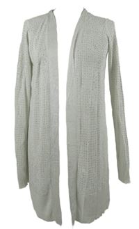 Dámský šedý třpytivý lehký svetrový cardigán River Island 