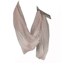 Nové - Dámska ružová trblietavá šál