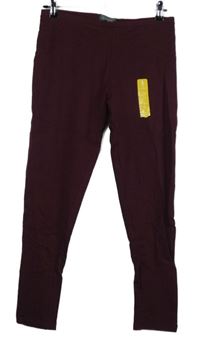 Nové - Dámske vínové legíny Primark