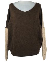 Dámský hnědo-béžový svetr My Dream 