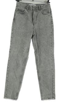 Dámské šedé mom rifle Zara 