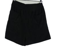 Dámské černé manšestrové kraťasy 