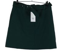 Nové - Dámska tmavozelená sukňa s opaskom Warehouse