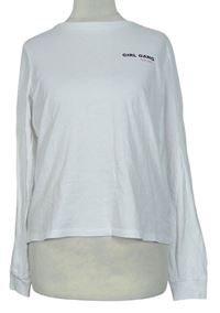 Dámske biele tričko s nápismi FB Sister