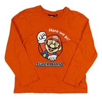 Červené triko se Super Mario Primark