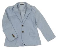 Svetlomodré plátenné sako H&M