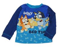 Modré triko s Bluey 