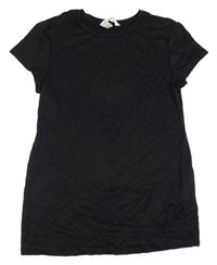 Čierne dlhé tričko H&M