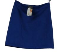 Nové - Dámska kobaltově modrá semišová minisukňa Primark