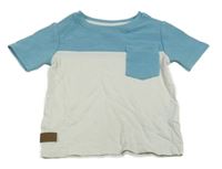 Modro-sivé tričko Dopodopo