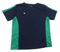 Tmavomodro-zelené športové tričko zn. M&S