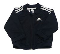 Černá sportovní propínací mikina Adidas