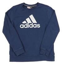 Tmavomodrá mikina Adidas