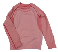 Ružové spodné funkčné tričko so vzorom Crivit