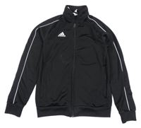 Černá sportovní propínací mikina Adidas
