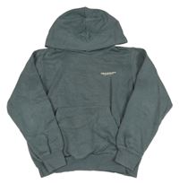 Tmavosivá mikina s nápisom a kapucňou Jack & Jones