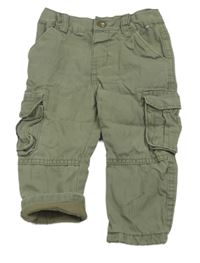 Khaki podšité cargo rifle Denim Co. 