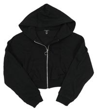 Čierna prepínaci crop mikina s kapucňou zn. New Look
