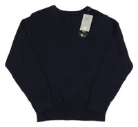 Nové - Tmavomodrý sveter F&F