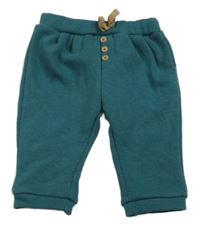 Petrolejové prúžkované tepláky Obaibi