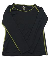 Čierne funkčné spodné tričko Crane