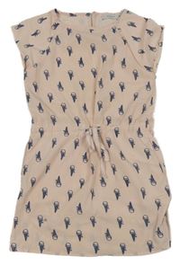 Svetloružové šaty so zmrzlinami Nik&Nik