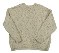 Béžový sveter s bodkami Primark