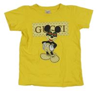 Žlté tričko s Mickeym