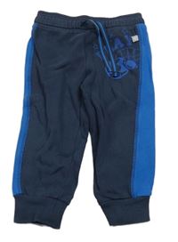 Tmavomodro-modré tepláky s loptami Liegelind