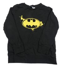 Čierna slabá mikina s Batmanem LC WaIKIKI
