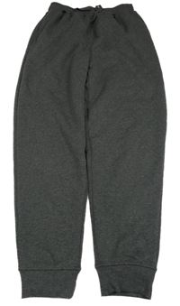 Tmavosivé melírované zateplené tepláky Next