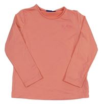 Korálové thermo mikinotriko s obláčikom lupilu