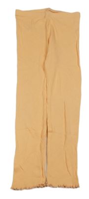 Svetlooranžové rebrované legíny George