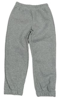 Šedé melírované teplé tepláky SHEIN