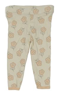 Smotanové tepláky s kvietkami LILY&JACK