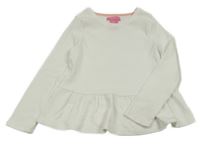 Smetanová žebrovaná tunika ISAAC MIZRAHI