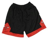 Černo-červené sportovní kraťasy - Chicago Bulls