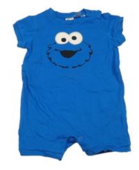 Cobaltovoě modrý kraťasový overal s Keksíkem H&M