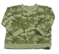 Zeleno-khaki army mikina M&Co.