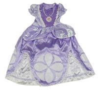 Kockovaným - Lila šaty s flitry - Sofie I. George