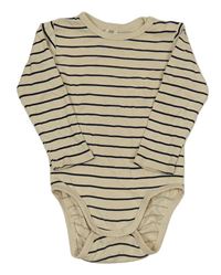 Béžovo-černé pruhované body H&M