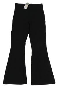 Nové - Černé flare legíny Primark