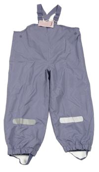 Nové - Lila šušťákové podšité na traké nohavice Impidimpi