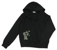 Čierna prepínaci mikina s ovladačem a kapucňou H&M