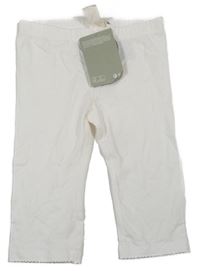 Nové - Biele capri legíny H&M